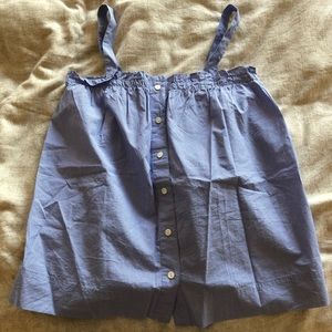 J.Crew Petite Poplin Top